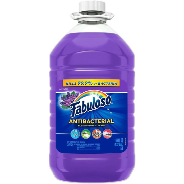 Fabuloso Complete Antibacterial Cleaner, 169 fl oz (5.3 quart) Bottle, Lavender CPC61018224